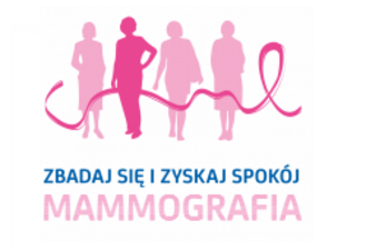 plakat promujący mammografię