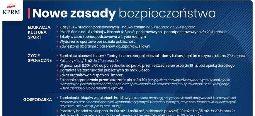 Nowe zasady bezpieczeństwa