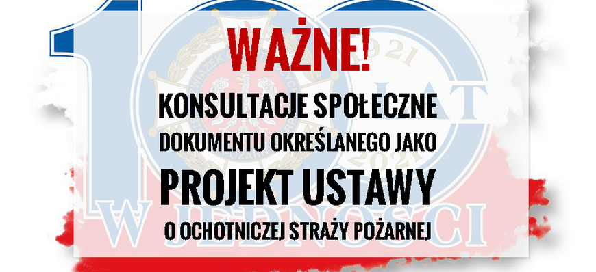 Grafika z napisami: WAŻNE Konsultacje społeczne