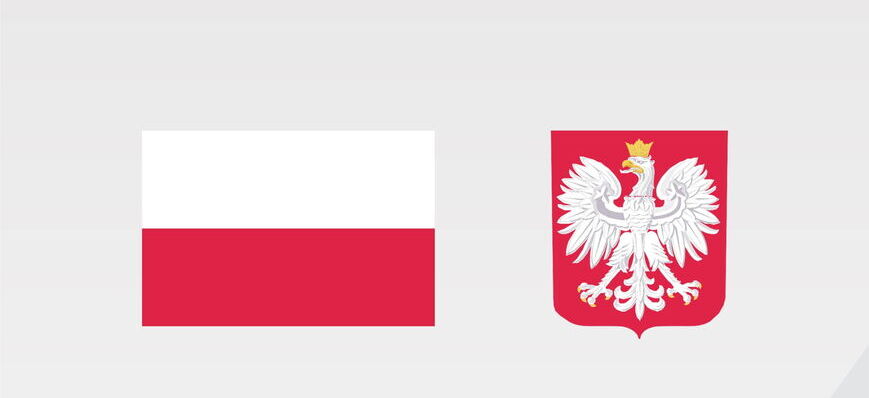 Flaga Polski obok herbu. Tekst na plakacie informuje o dofinansowaniu programu „Asystent osobisty osoby z niepełnosprawnością” z Funduszu Solidarnościowego w edycji 2026. Kwota: 882 504,00 zł.