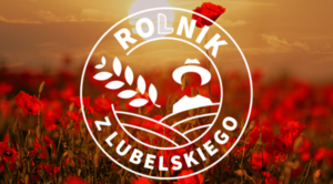 Pole maków ze znakiem Rolnik z Lubelskiego