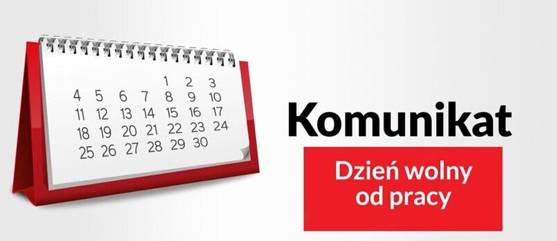 Komunikat Dzień wolny