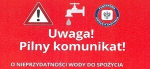 Zaktualizowany komunikat o jakości wody.