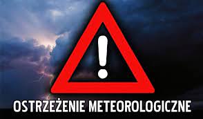 Ostrzeżenie meteorologiczne - gwałtowne burze i lokalne podtopienia. 