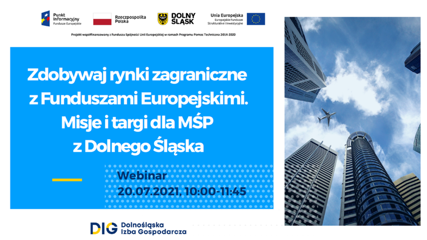 Misje i targi dla MŚP z Dolnego Śląska