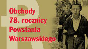 Upamiętnienie 78 rocznicy wybuchu Powstania Warszawskiego