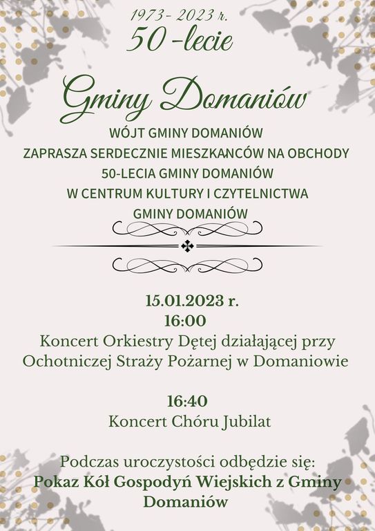 50-lecie Gminy Domaniów