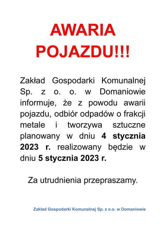 AWARIA POJAZDU!!