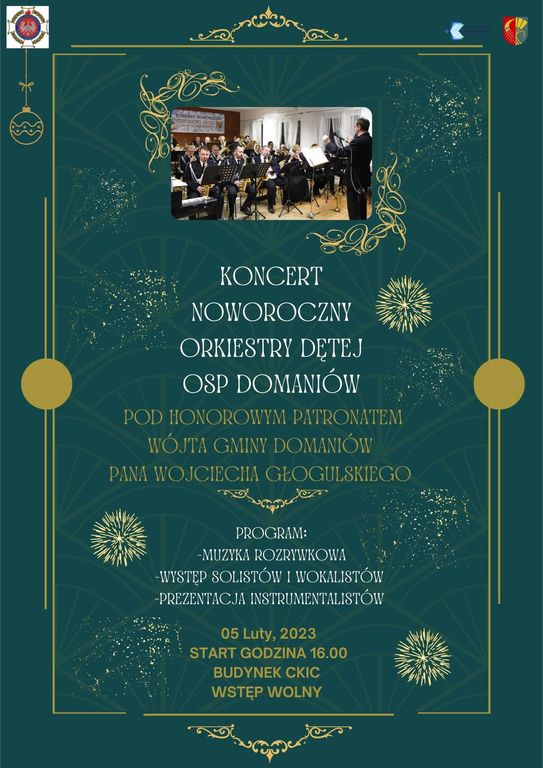 KONCERT NOWOROCZNY ORKIESTRY DĘTEJ OSP DOMANIÓW