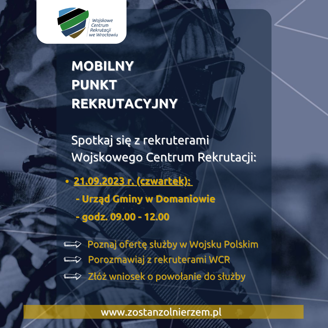 Mobilny punkt rekrutacyjny WCR 