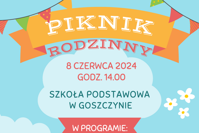 Piknik Rodzinny organizowany przez SP Goszczyna