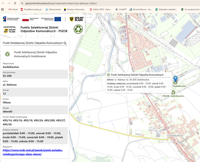 INFORMACJA DLA MIESZKAŃCÓW DOTYCZĄCA PSZOK