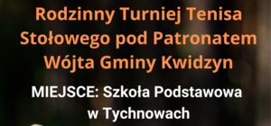 Rodzinny Turniej Tenisa Stołowego 20.06.2023r.
