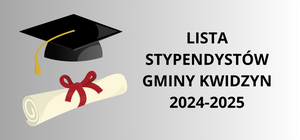 Lista Stypendystów Gminy Kwidzyn