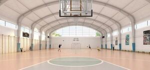 Budowa hali sportowej przy Szkole Podstawowej w Rakowcu – etap II