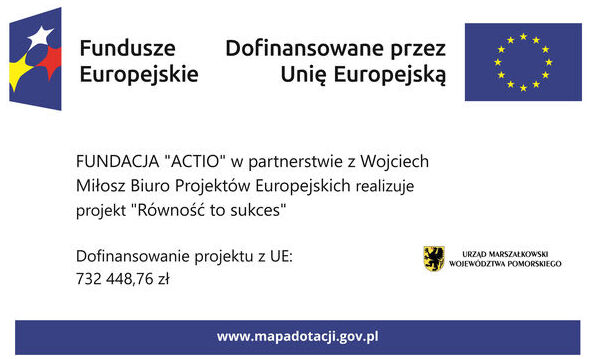 Dofinansowanie projektu ,,Równość to sukces",
