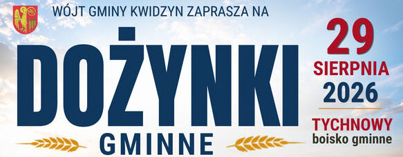 DOZYNKI GMINNE 29.08.2026 r.