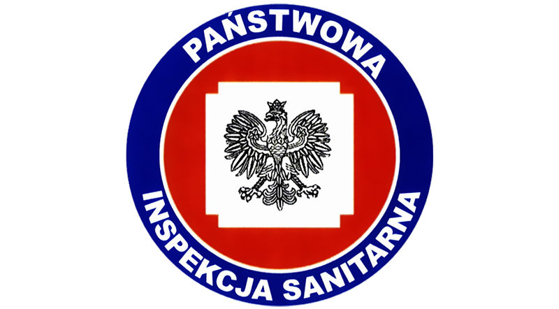 Na zdjęciu logo Państwowej Inspekcji Sanitarnej