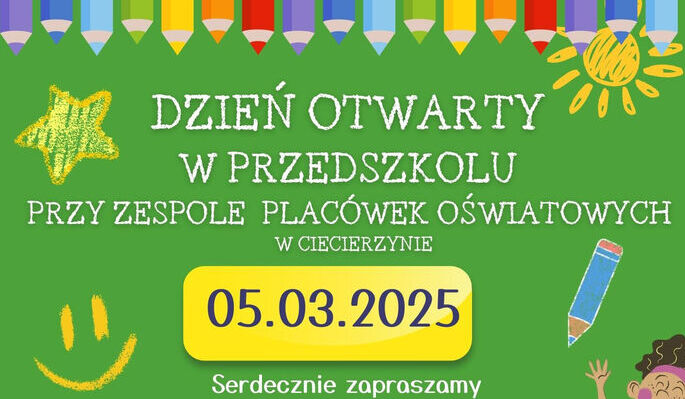 Dzień otwarty w Przedszkolu w Ciecierzynie