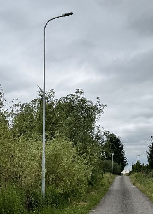Oświetlenie drogowe w miejscowości Boduszyn