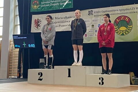 Amelia Gruszecka wicemistrzynią Polski w podnoszeniu ciężarów