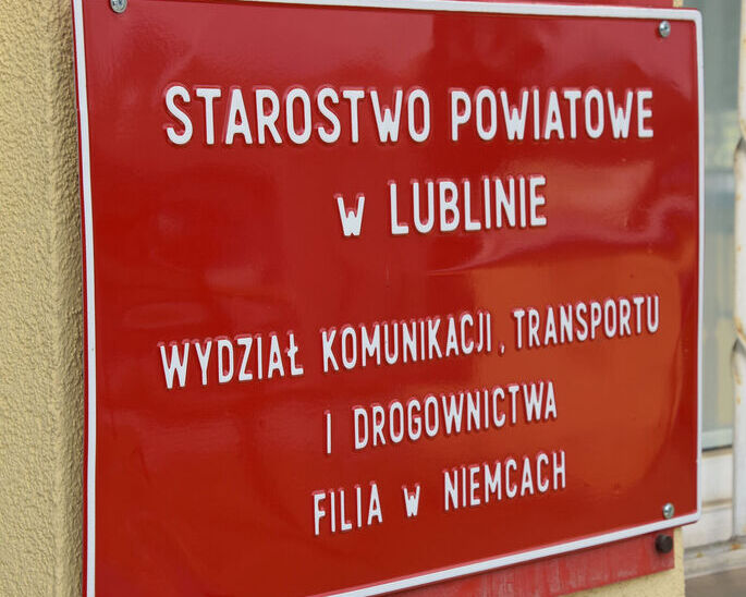 PRZYPOMINAMY - FILIA WYDZIAŁU KOMUNIKACJI STAROSTWA POWIATOWEGO W LUBLINIE