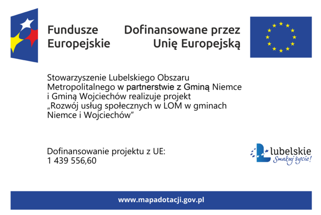 Rozwój usług społecznych w LOM w gminach Niemce i Wojciechów