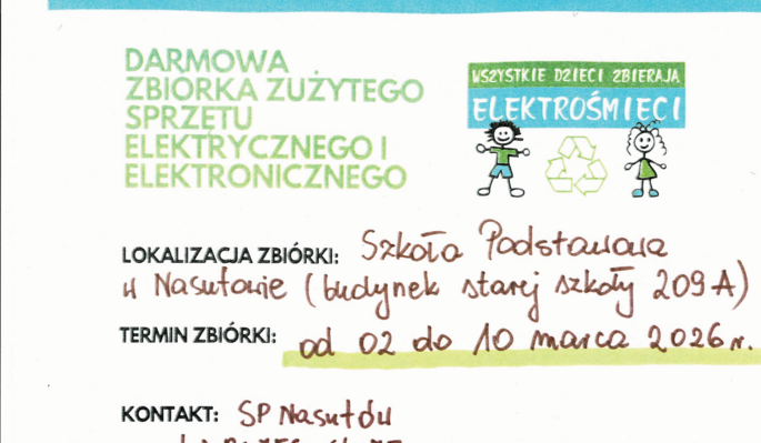 Akcja Wszystkie dzieci zbierają elektrośmieci