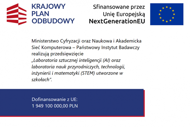 Wyposażenie pracowni AI w szkołach podstawowych z terenu Gminy Niemce