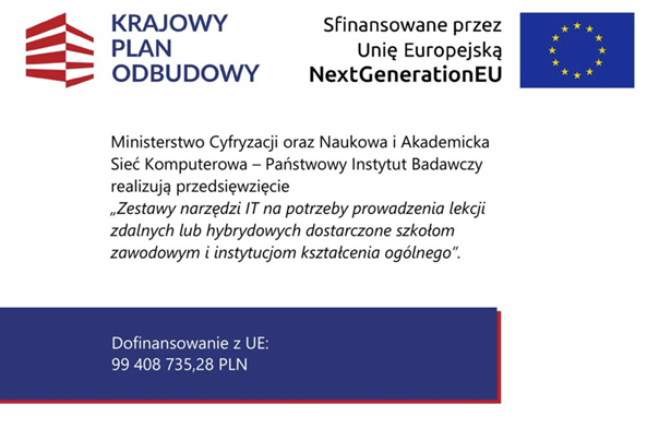 Wyposażenie pracowni do nauki zdalnej dla szkół, dla których Gmina Niemce jest organem prowadzącym