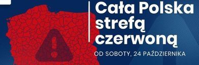 Baner- cała polska strefą czerwoną