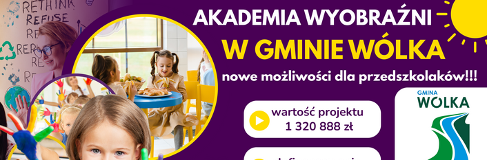 Nowy projekt dla najmłodszych mieszkańców gminy Wólka!
