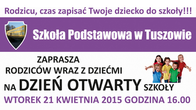 Dzień Otwarty Szkoły Podstawowej w Tuszowie