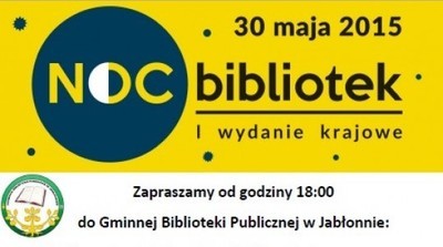 Zapraszamy na Noc w Bibliotece