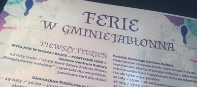 Ferie w Gminie Jabłonna