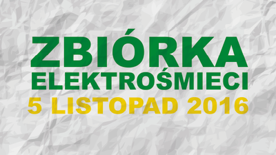 Zbiórka Elektrośmieci 2016