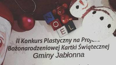 II Konkurs plastyczny na bożonarodzeniową kartkę świąteczną Gminy Jabłonna
