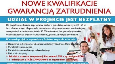 NOWE KWALIFIKACJE GWARANCJĄ ZATRUDNIENIA
