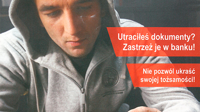 Utraciłeś dokumenty? Zastrzeż je w banku! 