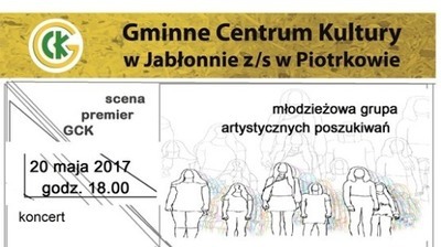 Spektakl i koncert 20 maja 2017 r. godz. 18.00