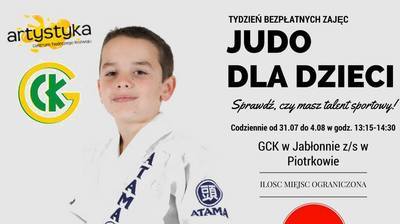 Zapraszamy do GCK na bezpłatne zajęcia z judo