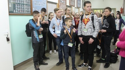 Goście z Ukrainy w Zespole Szkół w Jabłonnie