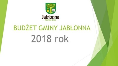 Budżet Gminy Jabłonna na 2018 rok