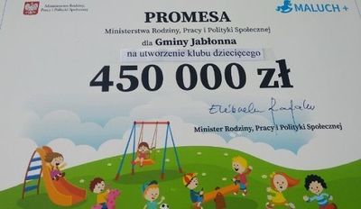 Dotacje na Klub Dziecięcy w gminie Jabłonna