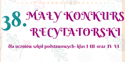 Mały Konkurs Recytatorski