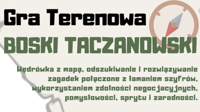 Rodzinna gra terenowa BOSKI TACZANOWSKI