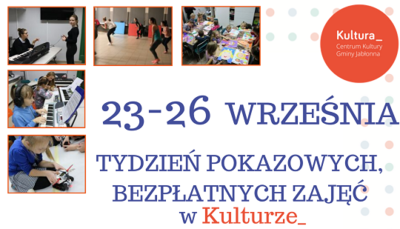 Tydzień pokazowych zajęć w Centrum Kultury Gminy Jabłonna