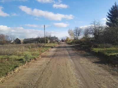 Przebudowa drogi gminnej w miejscowości Skrzynice-Kolonia