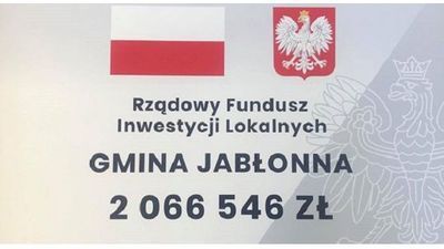 Ponad 2mln zł na inwestycje dla Gminy Jabłonna!