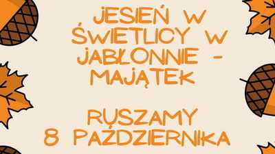 Zapraszamy na zajęcia do świetlicy w Jabłonnie-Majątek